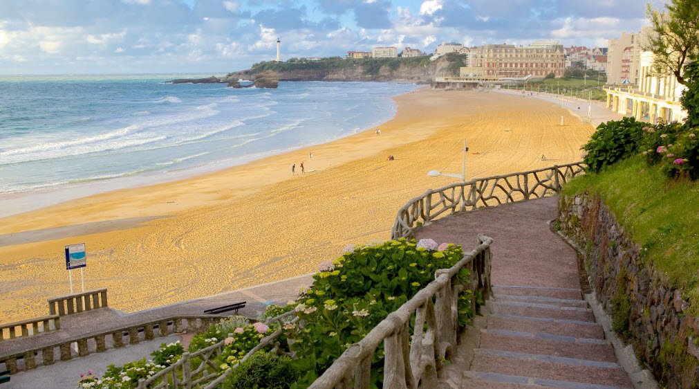 Biarritz Beach, Nouvelle-Aquitaine, France